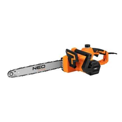 NEO Elektromos láncfűrész, 2200W, 45cm-es láncvezető, szerszám nélküli láncfeszítés és csere
