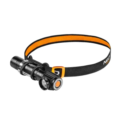 NEO Fejlámpa + zseblámpa 2az1-ben, tölthető, USB 800lum CREExMLT6 LED, 10W
