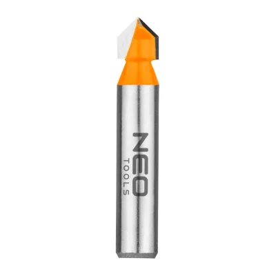 NEO Felsőmaró kés, V-horonymaró 8x8mm, 8mm felsőmaró-tartozék