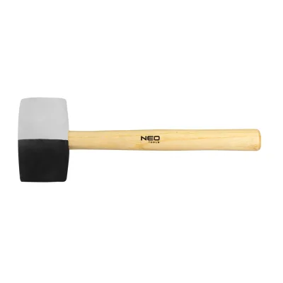 NEO Gumikalapács 63mm 680g,fekete fehér kalapácsok és véső