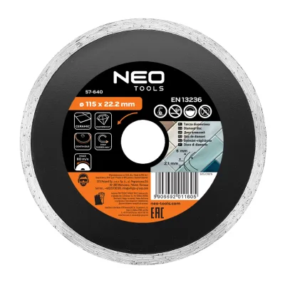 NEO Gyémánt vágókorong 115mm vizes