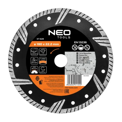 NEO Gyémánt vágókorong 180mm turbo