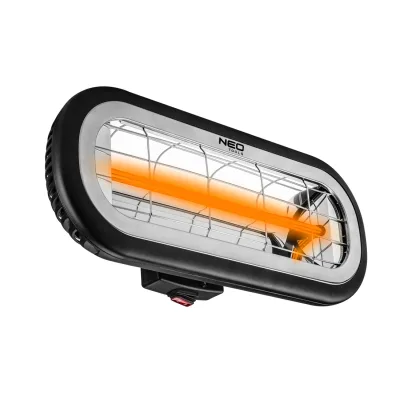 NEO Halogén, infravörös hősugárzó 2000W, IP65, infrav. arany halogén izzó, kül/beltéri, fal és menny., 24m2-ig fűtő- és hűtőkészülék