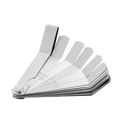 NEO Hézagmérő készlet 16db bent (0.127-0.508mm) 65MN/rozsdamentes acél 16db, hajlított motorjavító szerszám