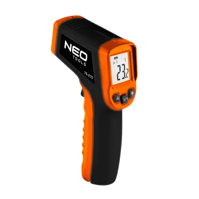 NEO Infravörös hőmérő, 50-400°C, folyadék, levegő, test mérőeszköz