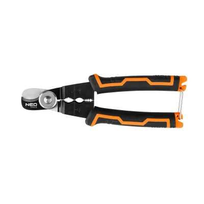 NEO Kábelvágó fogó vezeték csupaszítóval 180mm, réz és alu kábelekhez 0.75-2.5mm2-ig fogók és csípőfogó