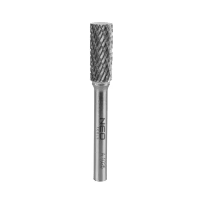 NEO Keményfém marófej, turbómaró, A, hengeres, 10x25mm, szár méret 6x45mm