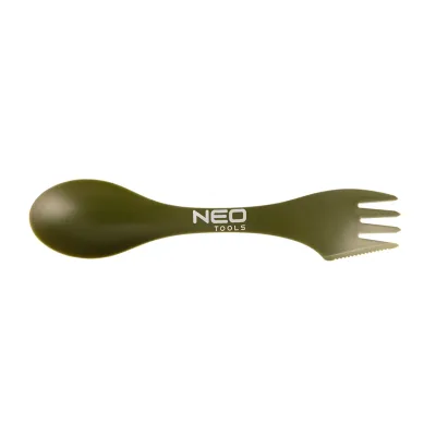 NEO Kemping evőeszköz, 3az1 ben, ABS műanyag