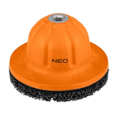NEO Kerékagy tisztító dörzstárcsa, 150mm, 1/2" négyszög csatlakozó futómű- és fékszerelő szerszám