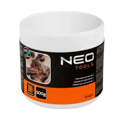 NEO Kéztisztító paszta 500g, ragasztó, gyanta, szilikon, lakk, festék, poliuretán hab és polimer