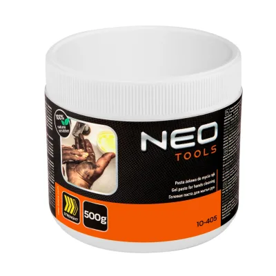 NEO Kéztisztító paszta extra erős 500g, ragasztó, gyanta, szilikon, lakk, festék, poliuretán hab, polimer