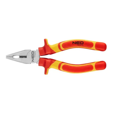 NEO Kombinált fogó 160mm, 1000V, szigetelt, CRV, polírozott fogók és csípőfogó