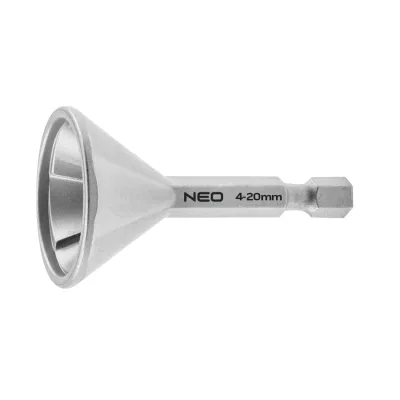 NEO Külső sorjázó, élletörő, 4-20mm, hatlapú befogók és adapter