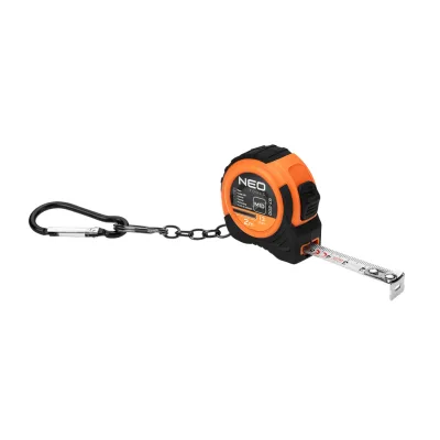 NEO Mini mérőszalag, 2m/13mm, karabínerrel, rendelési egység: 24db mérőeszköz