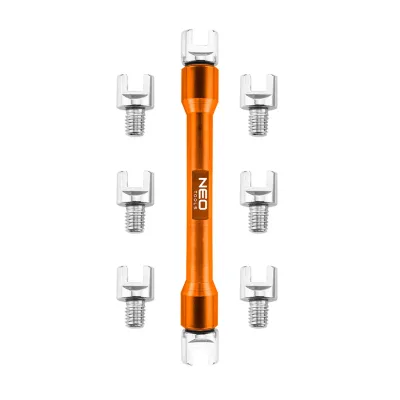 NEO Motorkerékpár küllőkulcskészlet 9db autóipari szerszám