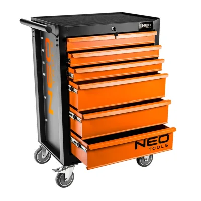 NEO Műhelykocsi 6 fiókkal, 680x460x1030mm, szerszámkocsi műhelykocsik és