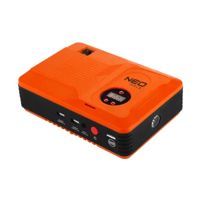 NEO Multifunkciós gyorsindító, akkuindító, indításrásegítő, kompresszor, powerbank, lámpa autóipari szerszám