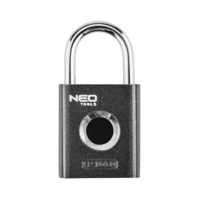NEO Okoslakat, ujjlenyomat érzékelős, USB-C töltés 3.7V, 66x35x14,5mm lakatok és zár
