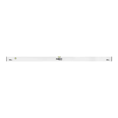 NEO Ölesléc 200cm, 2 libella, vízszintes, függőleges, min. rendelés: 3db mérőeszköz