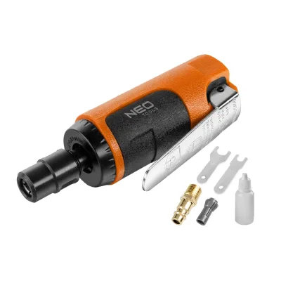 NEO Pneumatikus egyenes csiszoló 1/4", 1/8", 6mm/3mm, 25000rpm pneumatikus szerszám