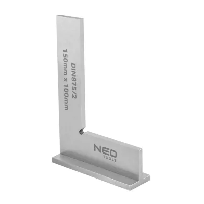 NEO Precíziós talpas derékszög, DIN875/2, 150x100mm mérőeszköz