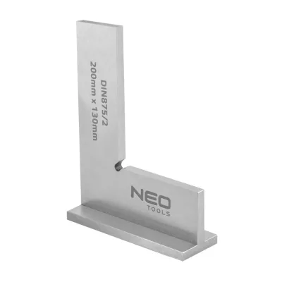 NEO Precíziós talpas derékszög, DIN875/2, 200x130mm mérőeszköz