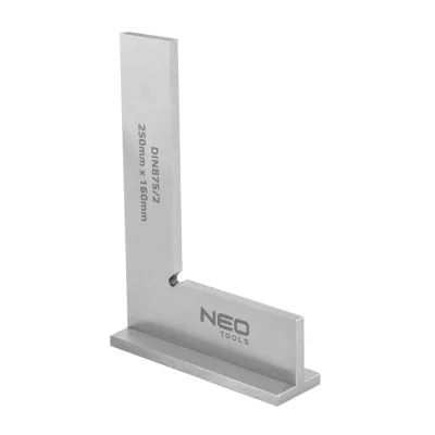 NEO Precíziós talpas derékszög, DIN875/2, 250x160mm mérőeszköz