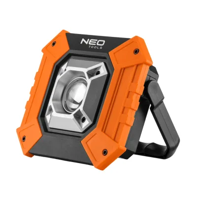 NEO Reflektor talpas, elemes 3xAA, cob LED 750lum, powerbank funkció, 10W