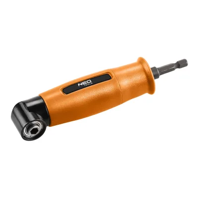 NEO Sarok adapter 90°, akkus fúrókhoz, 1/4”, 6.35mm, mágneses befogó, jobb és bal forgásirány