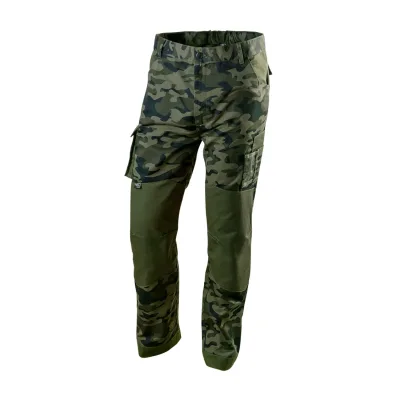 NEO Terepmintás munkásnadrág,CAMO, 60% pamut, 40% polyester, 255 g/m2