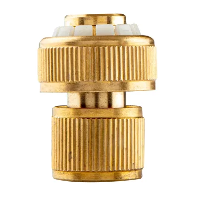 NEO Tömlő gyorscsatlakozó 3/4", vízstoppos, réz