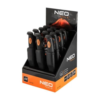 NEO Univerzális kés tokkal, 22cm, 3CR13 penge, 2komponensű nyél, rendelési egység: 12db