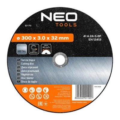 NEO Vágókorong fémhez 300x3x32mm