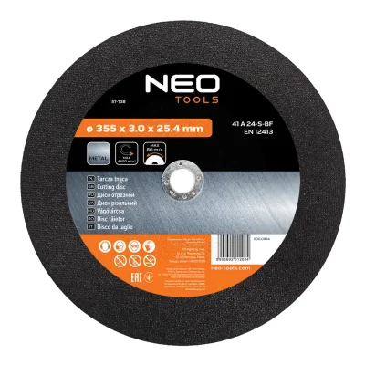 NEO Vágókorong fémhez 355x3x25.4mm