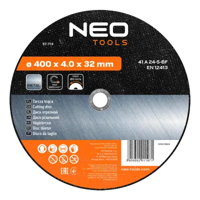 NEO Vágókorong fémhez 400x4x32mm