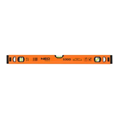 NEO Vízmérték 60cm, alu, 3 libellás, S300, 60cm mérőeszköz