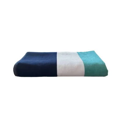 Olima „nautical stripe” beach velour towel törölközők és fürdőlepedő