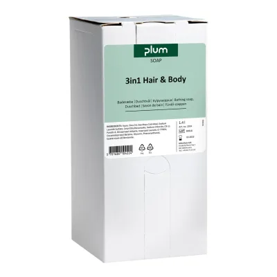 Plum 3-in-1 Hair & Body 1400 ml bag-in-box