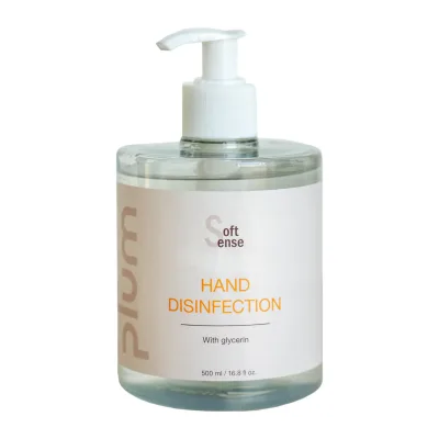 Plum Soft Sense Disinfector 85% kézfertőtlenítő gél, 500 ml pumpás flakon