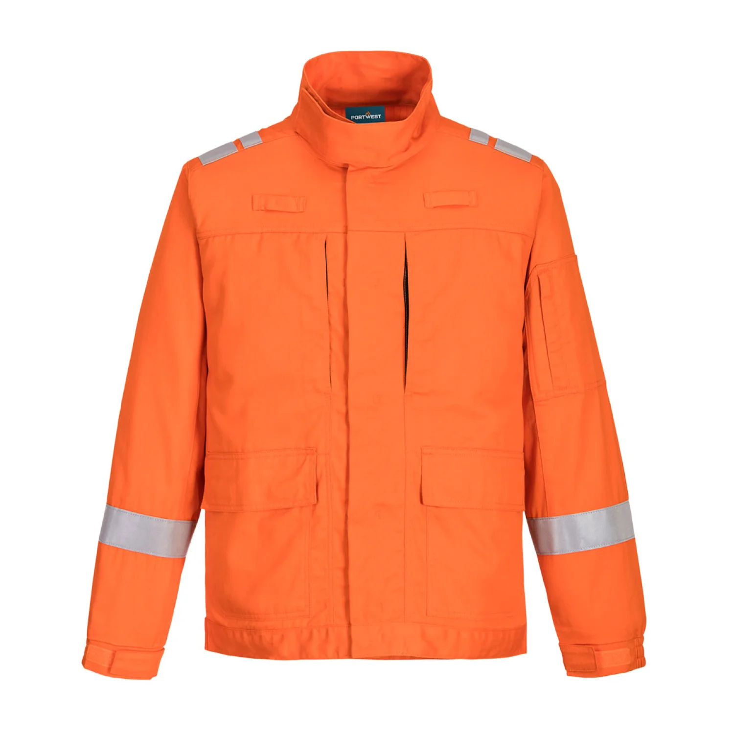 Portwest Bizflame Plus Lightweight Stretch lángálló kabát Narancs