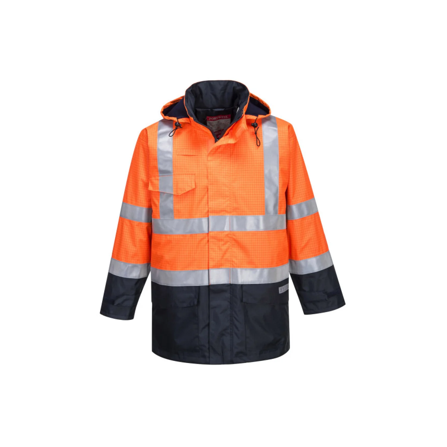 Portwest Bizflame Rain Hi-Vis Multi-Protection kabát Narancs