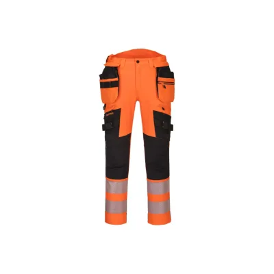 Portwest DX4 Hi-Vis nadrág lezippzározható lengőzsebbel