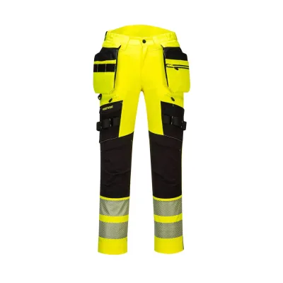 Portwest DX4 Hi-Vis nadrág lezippzározható lengőzsebbel