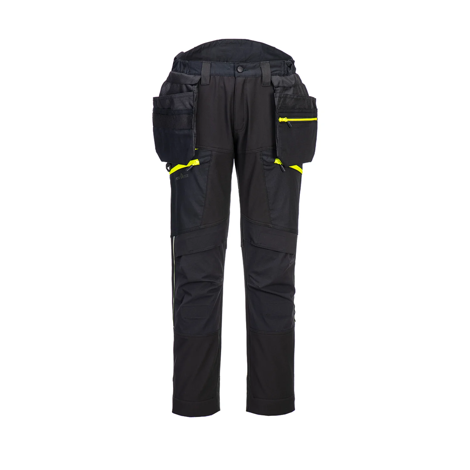 Portwest DX4 lecsatolható holster zsebes softshell nadrág Fekete