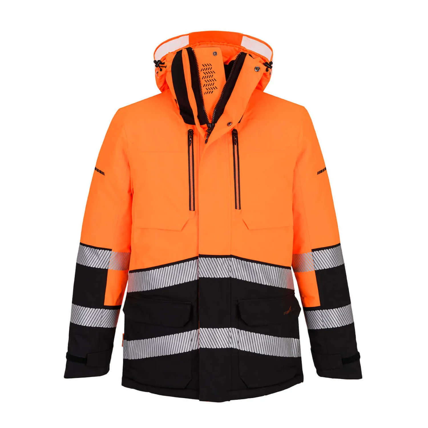 Portwest EV4 Hi-Vis Expedition Parka télikabát EV401 Narancs/fekete