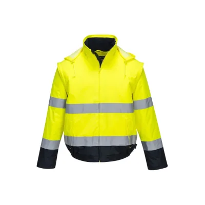Portwest Hi-Vis 2 az 1-ben kontrasztos Essential Lite bomber kabát