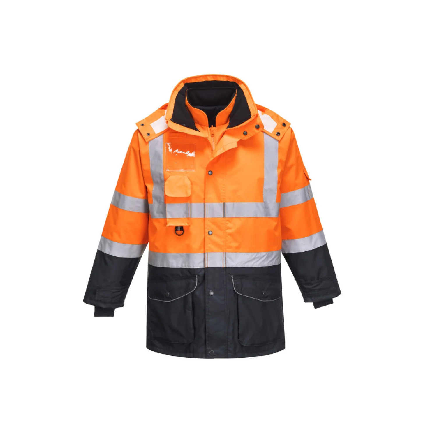 Portwest Hi-Vis 7 az 1-ben kontraszt Traffic kabát Narancs