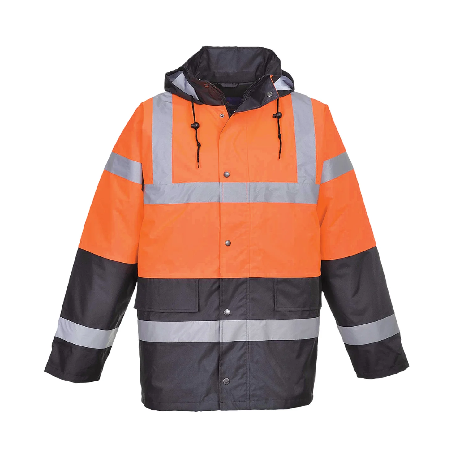 Portwest Hi-Vis Kéttónusú Traffic kabát Narancs