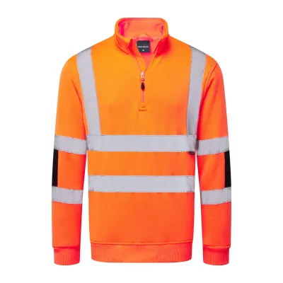 Portwest Hi-Vis Knit 1/2Zip Sweatshirt