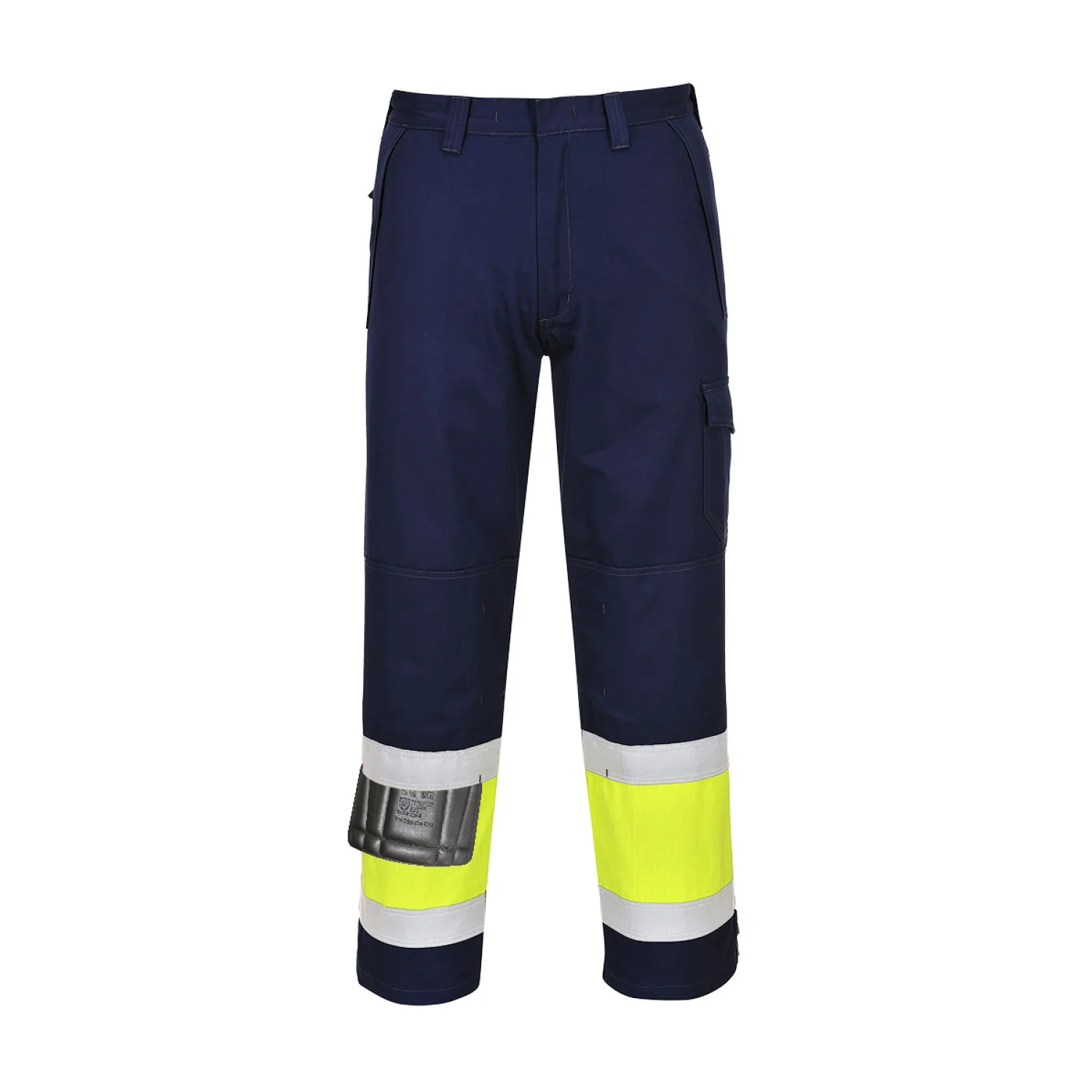 Portwest Hi-Vis Modaflame nadrág Sárga / tengerészkék